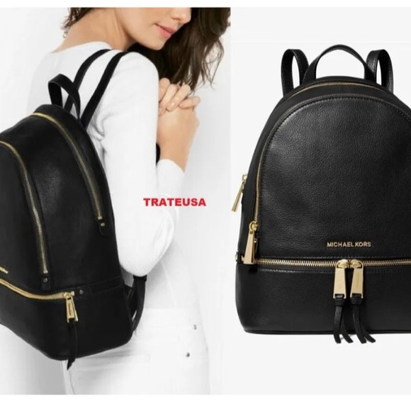 ✨⚡️?MICHAEL Michael Kors Rhea Zip Medium Leather Backpack main image 4